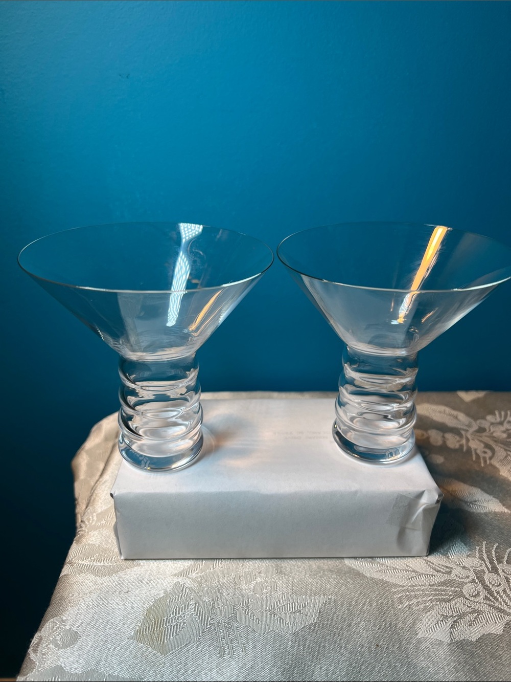 Riedel Crystal O Martini Glasses Set of 2